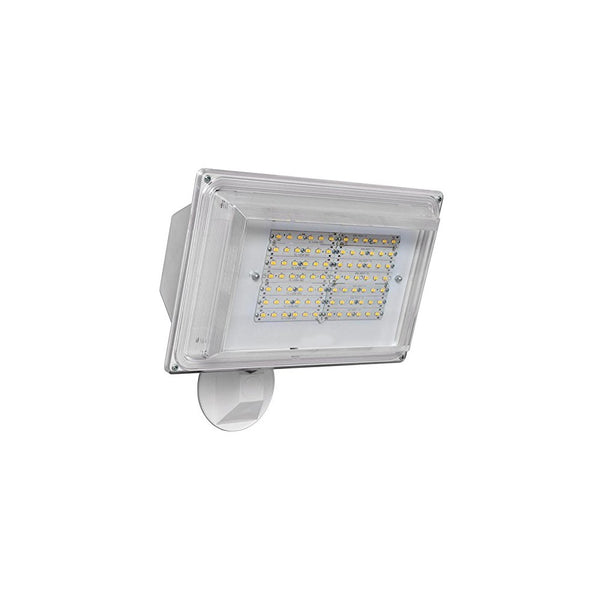 42W LED Security Light with Photocell Sensor 120V White Finish Amax Lighting LED-SL42WH