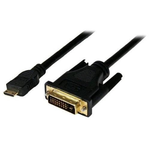 StarTech.com HDCDVIMM1M 1m Mini HDMI to DVI-D Cable 19 Pin HDMI (C) Male to DVI-D Male - 1920 x 1200 Video