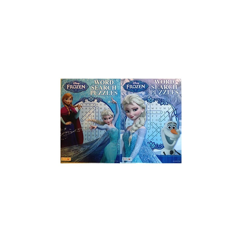 Disney Frozen Word Search Puzzles Set of 2 Books