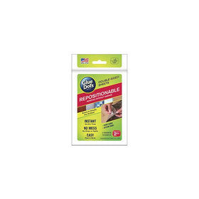 Glue Dots Repositionable Adhesive Sheets, Double Sided, Temporary Bond, 5 Sheets (37010)