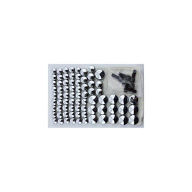 HTT- Chrome Bolts Toppers Caps for 2007 2008 2009 2010 2011 2012 2013 Harley FLT FLH