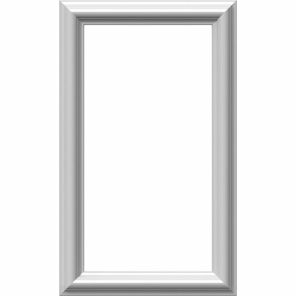 Ekena Millwork PNL12X20AS-01 12"W x 20"H x 1/2"P Ashford Molded Classic Wainscot Wall Panel