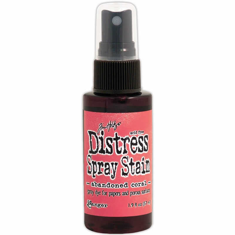 Ranger TSS-44079 Tim Holtz February Distress Spray Stains Bottles, 1.9 oz, Abandoned Coral
