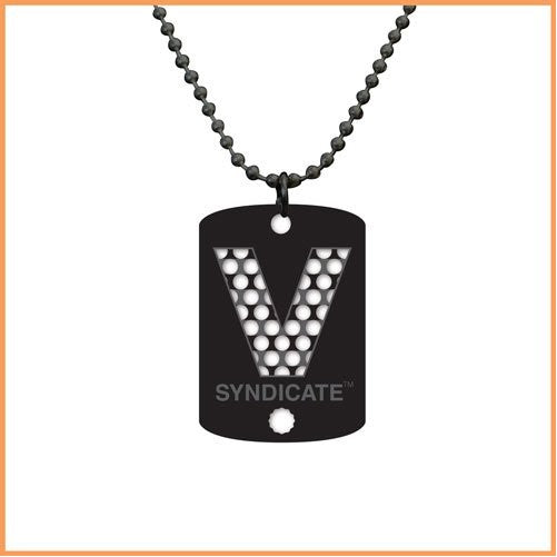 Classic V Black- Dog Tag -V Syndicate Grinder Cards