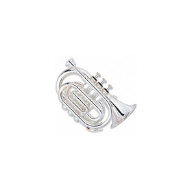Ravel RPKT1SLVR Pocket Trumpet - Silver