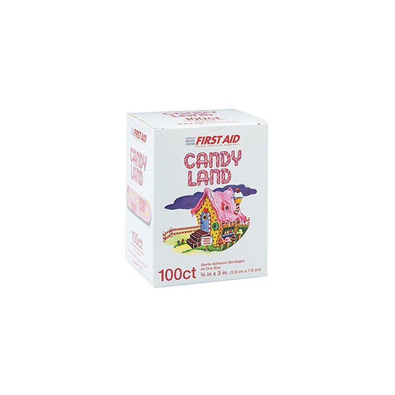 Candy Land Bandages - First Aid Supplies - 100 per Pack