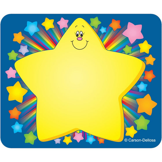 Carson Dellosa Rainbow Star Name Tags (9421)