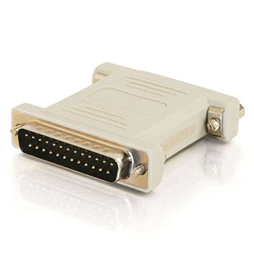 C2G/Cables to Go 02469 DB25 Male to DB25 Female Serial RS232 Null Modem Adapter