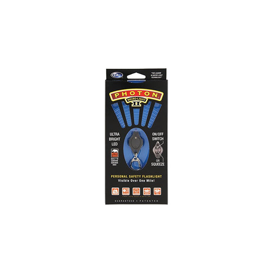 LRI PBK Photon II LED Keychain Micro-Light, Blue Beam