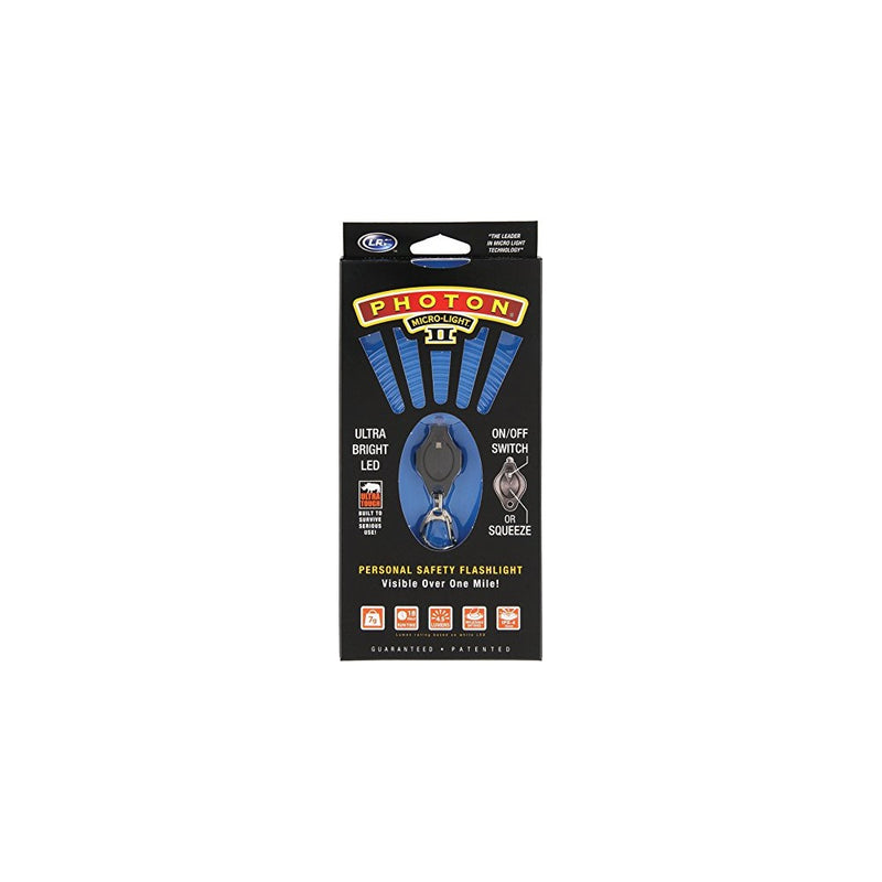 LRI PBK Photon II LED Keychain Micro-Light, Blue Beam