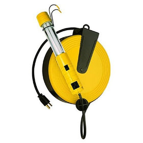 Bayco SL-825 13-Watt Fluorescent Work Light with 40-Feet Cord Reel