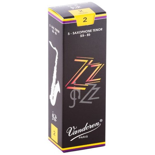 Vandoren SR422 Tenor Sax ZZ Reeds Strength 2; Box of 5