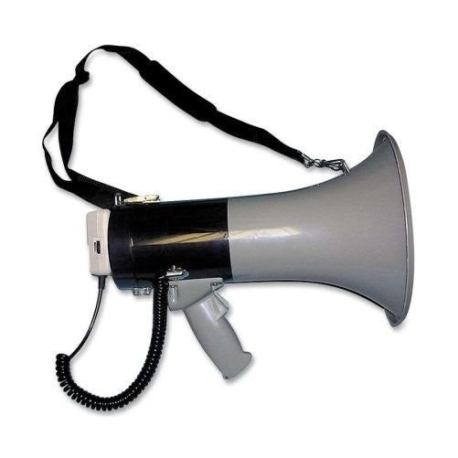 Tatco Products Inc Tatco Products Megaphone, 800-Yard Range, AdjustableVolume, Gray/Blue (TCO27900)