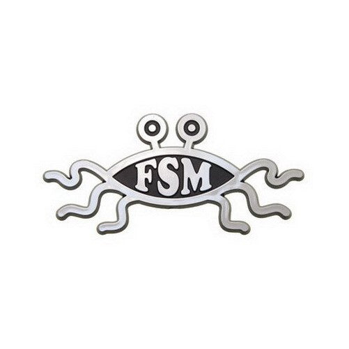 Flying Spaghetti Monster Car Emblem