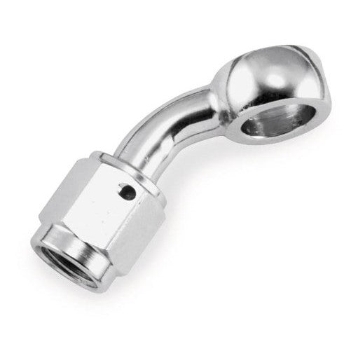 Goodridge Banjo Fitting 3/8 10MM W/45 DEG Bend Chrome