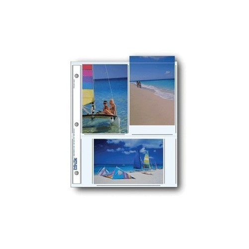 Printfile Archival Photo Album Pages for 6 4 x 6 Prints 100 Sheets - Printfile 466P100