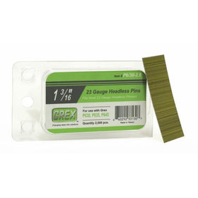 GREX P6/30-2.5 23 Gauge 1-3/16-Inch Length Headless Pins (2,500 per box)