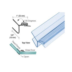 CRL Polycarbonate 135 Degree Strike Jamb for 3/8" Glass - 98 in long