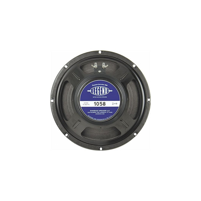Eminence Legend 1058 10 " Guitar Speaker, 75 Watts at 8 Ohms