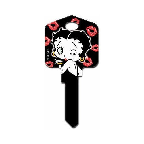 Betty Boop & Kisses Kwikset House Key (KW-B4)