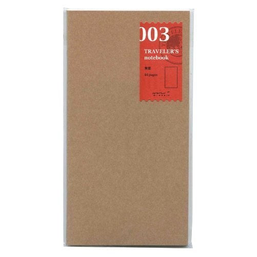 Midori Traveler's Notebook (refill 003) blank