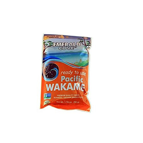 Emerald Cove Silver Grade Wakame (Dried Seaweed), 1.76-Ounce Bags (Pack of 6)