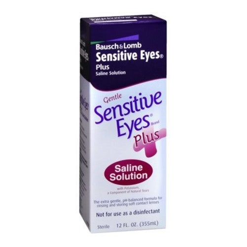 Bausch & LombSensitive Eyes Plus, 12 Fl oz, Twin Pack