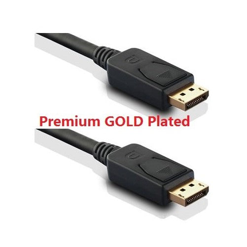 PTC 6 feet Premium Gold Series DisplayPort to Displayport DP-M/DP-M Cable Gold Plated