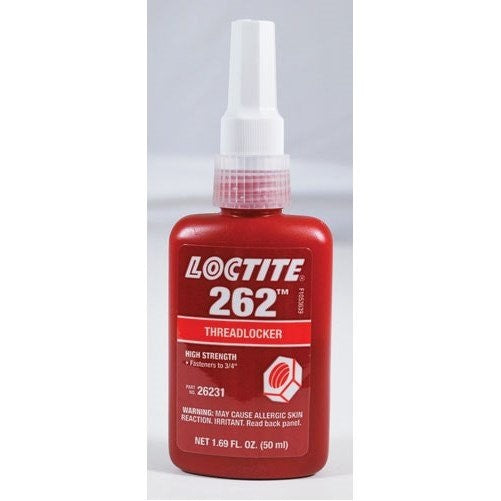 Loctite 26231 Red 262 High-Strength Threadlocker, 1.69 fl. oz. Bottle