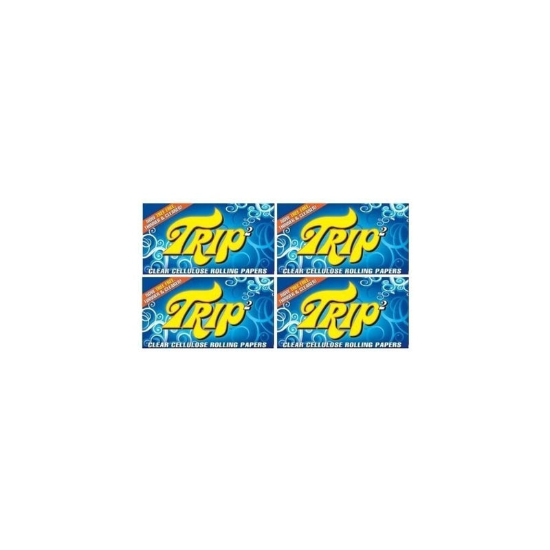 Trip Clear 1.25 Cigarette Rolling Papers, 4 Packs