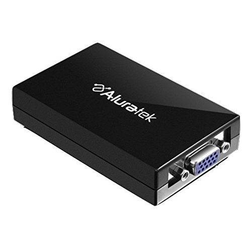 Aluratek AUV200F Hi Res USB 2.0 to VGA Adapter Dual Display Support