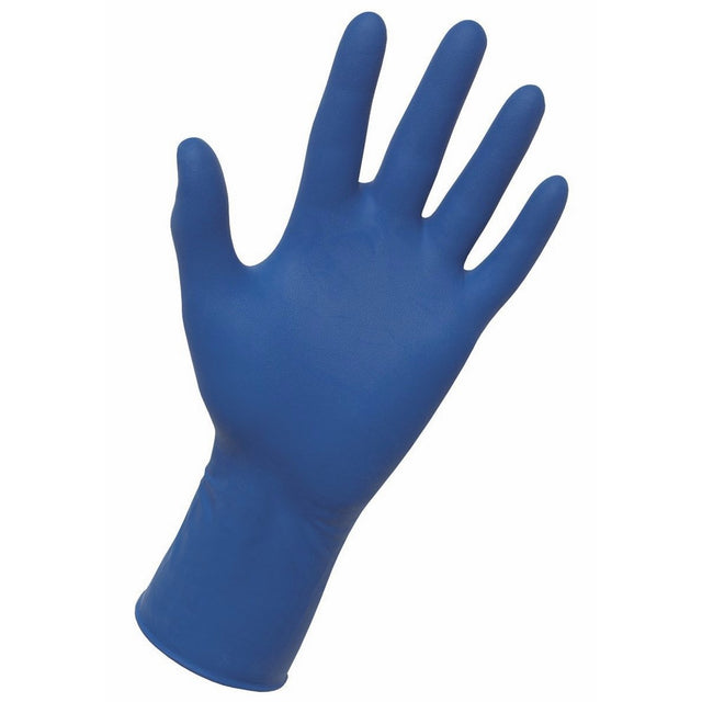 SAS Safety 6603-20 Thickster Powder-Free Exam Grade Disposable Latex 14 Mil Gloves, Large, 50 Gloves by Weight