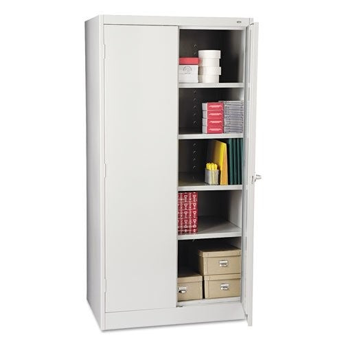 Storage Cabinet, Unassembled, Light Gray 1480LGY