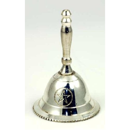 New Age Imports Inc. Altar Bell with Pentagram Design, 3 inches tall