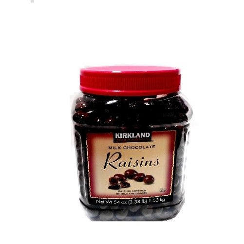 Signature's Milk Chocolate, Raisins, (3.4 Pound)(1.5Kg)