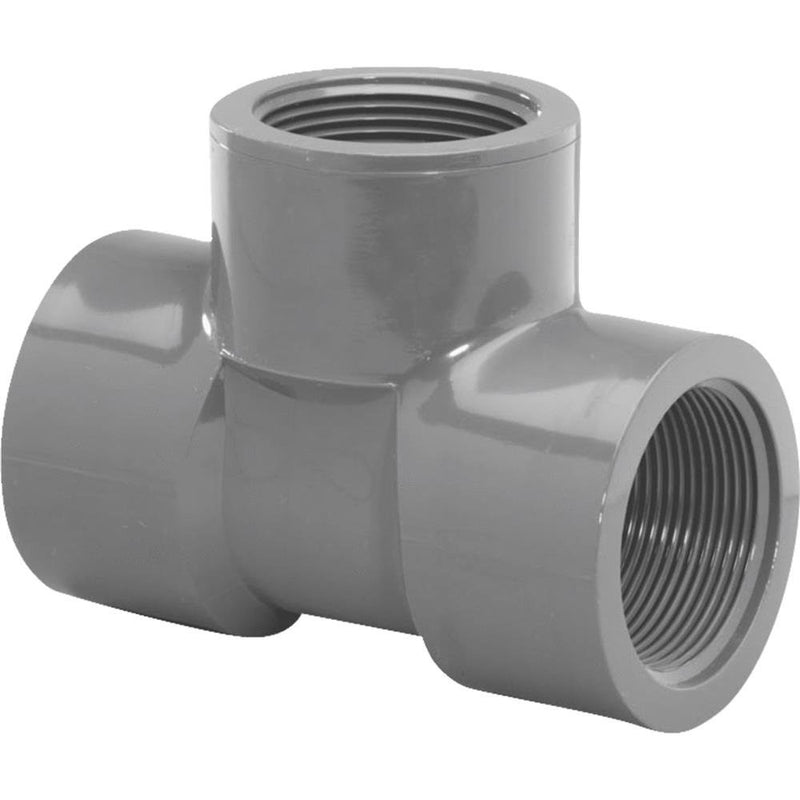 GENOVA PRODUCTS, Tee Sch 80 Pvc 2 In Fip, EA