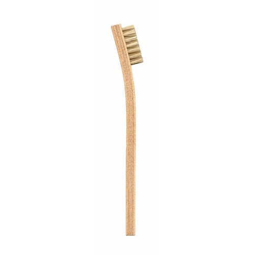 MG Chemicals Non-Abrasive Cleaning Brush with 5-1/4" Wood Handle, Horse Hair Bristles, 1-3/8" Length x 7/16" Width