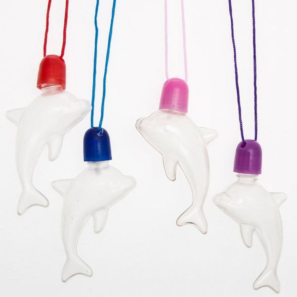 Rhode Island Novelty Dolphin Sand Art Necklaces