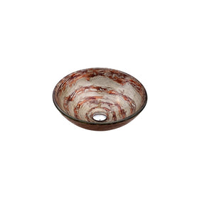 Kraus GV-651 Ares Glass Vessel Bathroom Sink