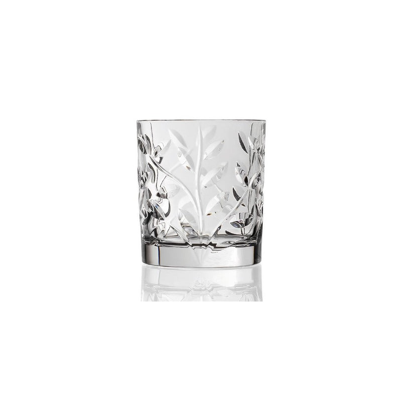 Lorenzo Rcr Crystal Laurus Double Old Fashion Glass, Set of 6
