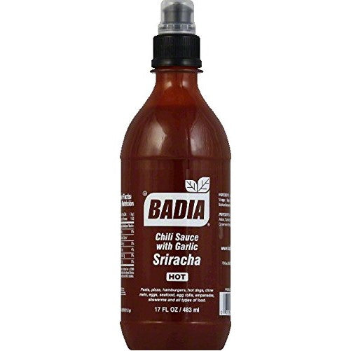 BADIA SAUCE CHILI SRIRACHA, 17 OZ pack of 6
