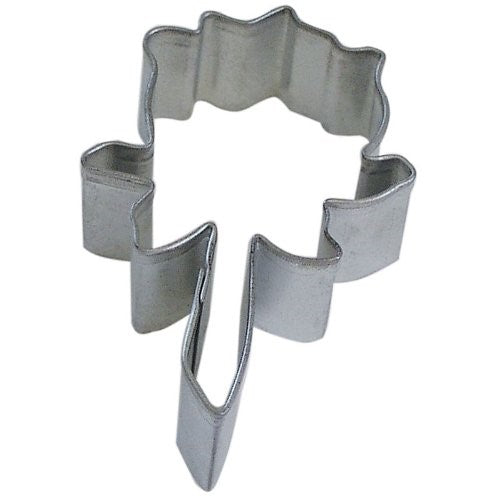 R&M Rose 3" Cookie Cutter in Durable, Economical, Tinplated Steel
