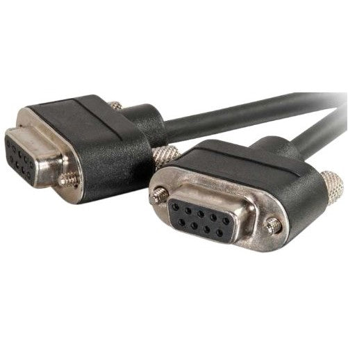 C2g CMG-Rated DB9 Low Profile Null Modem F-F Null Modem Cable (52179)