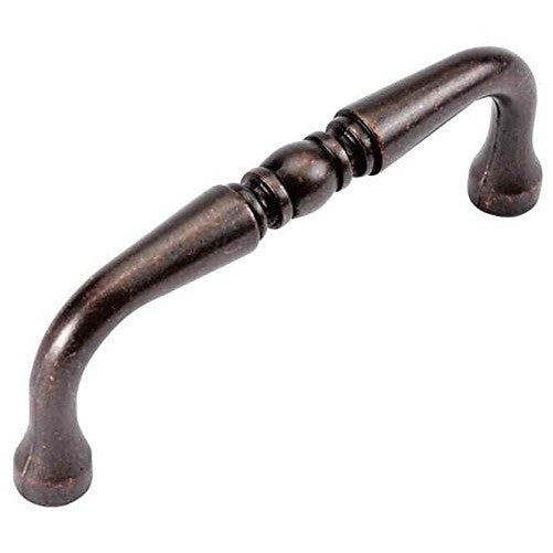 3 in. Williamsburg Dark Antique Copper Cabinet Pull (Set of 10)