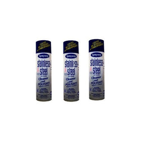 Sprayway Stainless Steel Cleaner 3Pk 15oz Cans