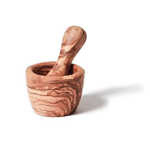 Olive Wood 2.76" Mortar and Pestle