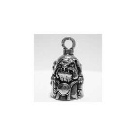 Guardian Bad to the Bone Bulldog Motorcycle Biker Luck Gremlin Riding Bell or Key Ring