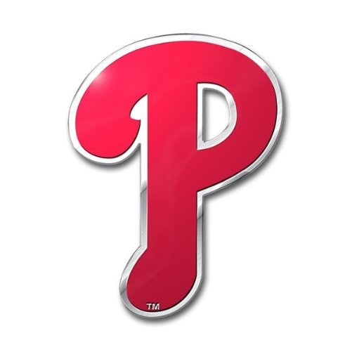 MLB Philadelphia Phillies Die Cut Color Automobile Emblem