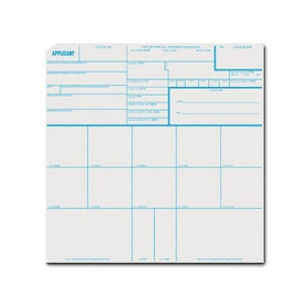 Fingerprint Cards, Applicant FD-258, 5 cards