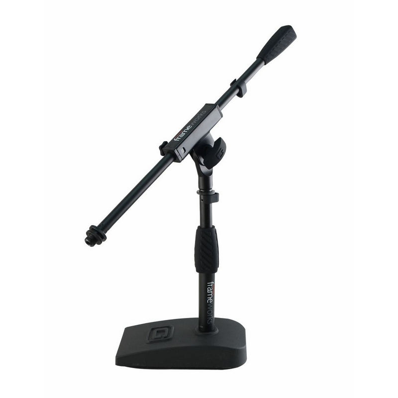 Gator Frameworks GFW-MIC-0821 Short Mic Stand with 4.5" X 8" Weighted Base